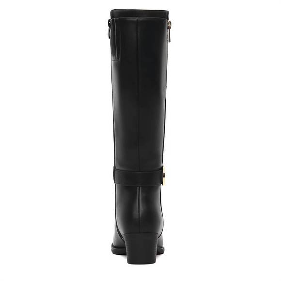 NEW ANDREA womne's tall riding boots in black - Picture 4 of 5